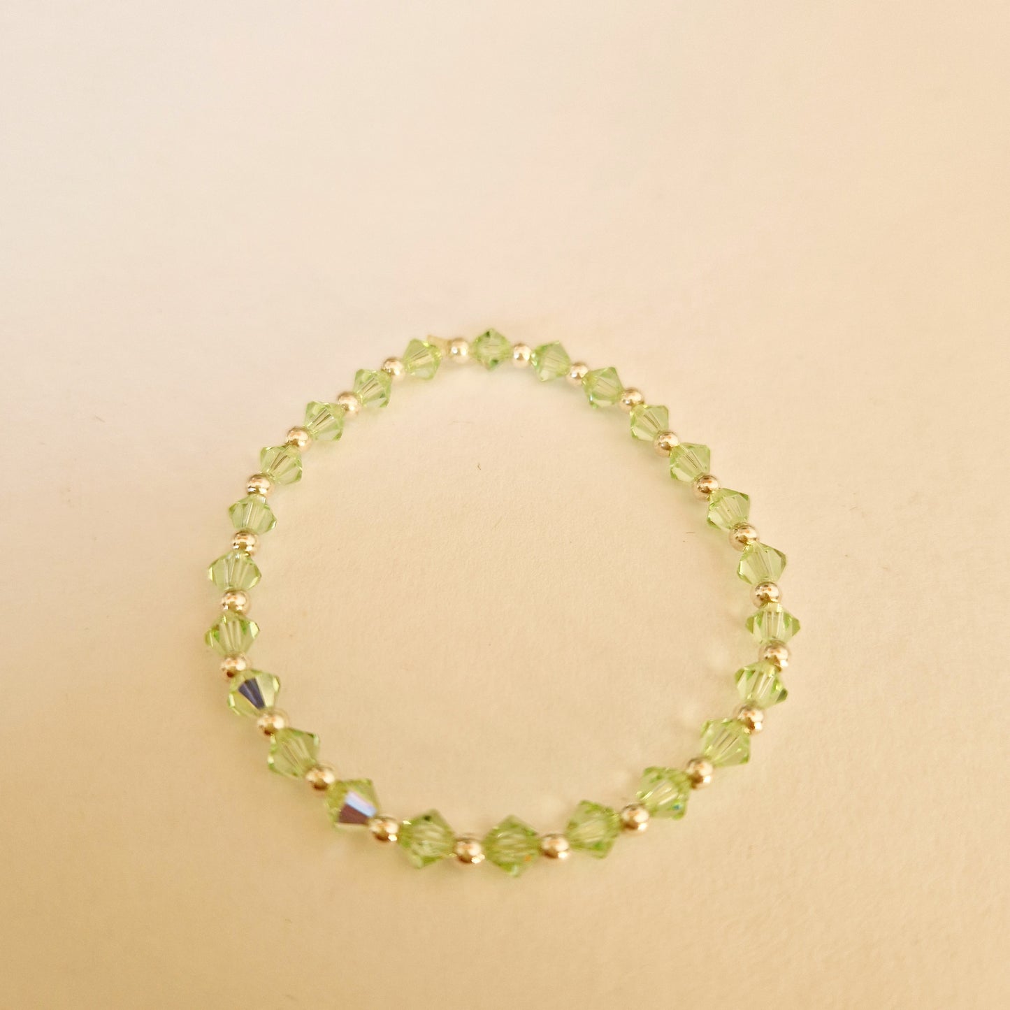 Bracelets toupies Swarovsky et perles argent