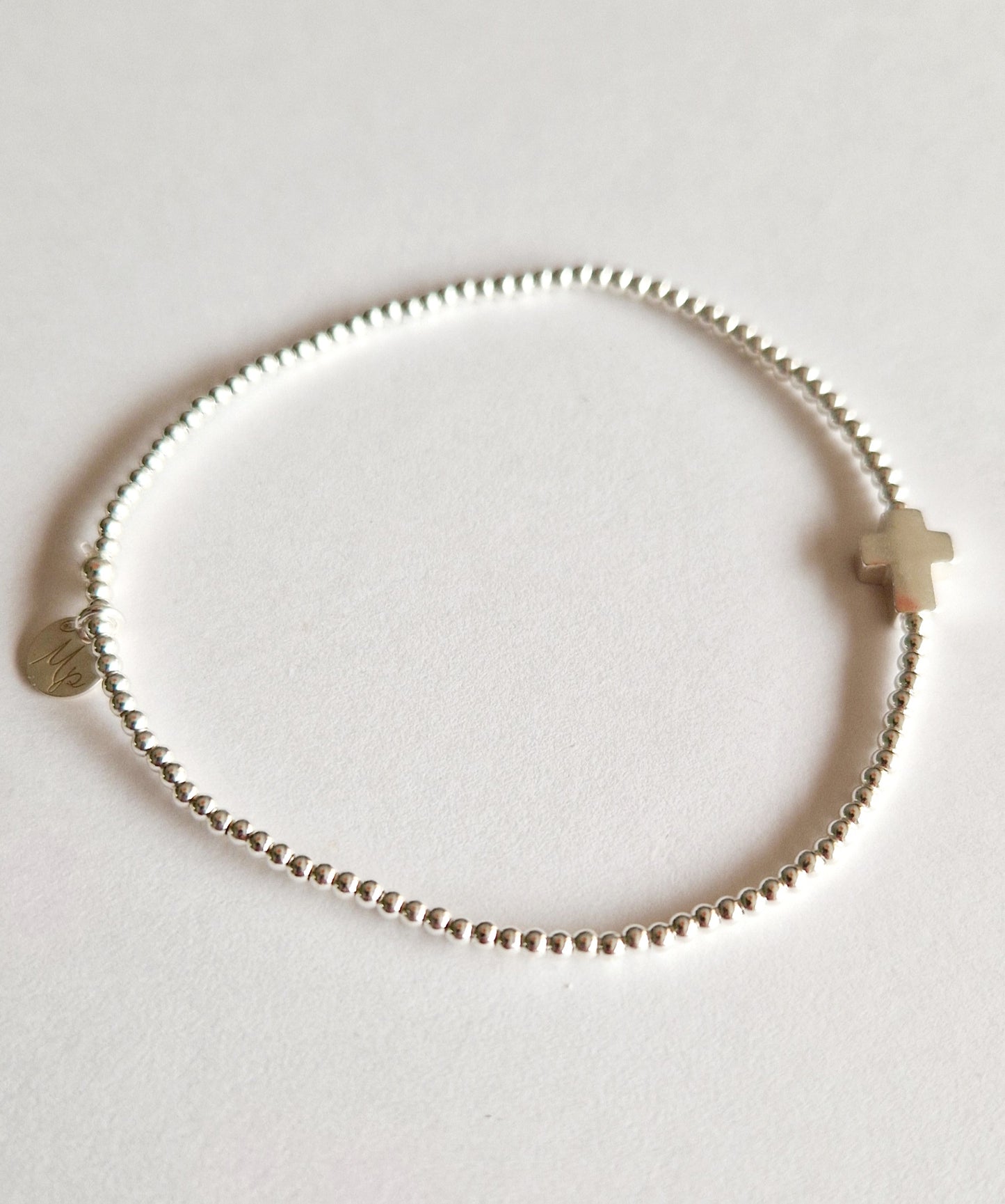 Bracelet en argent et croix argent