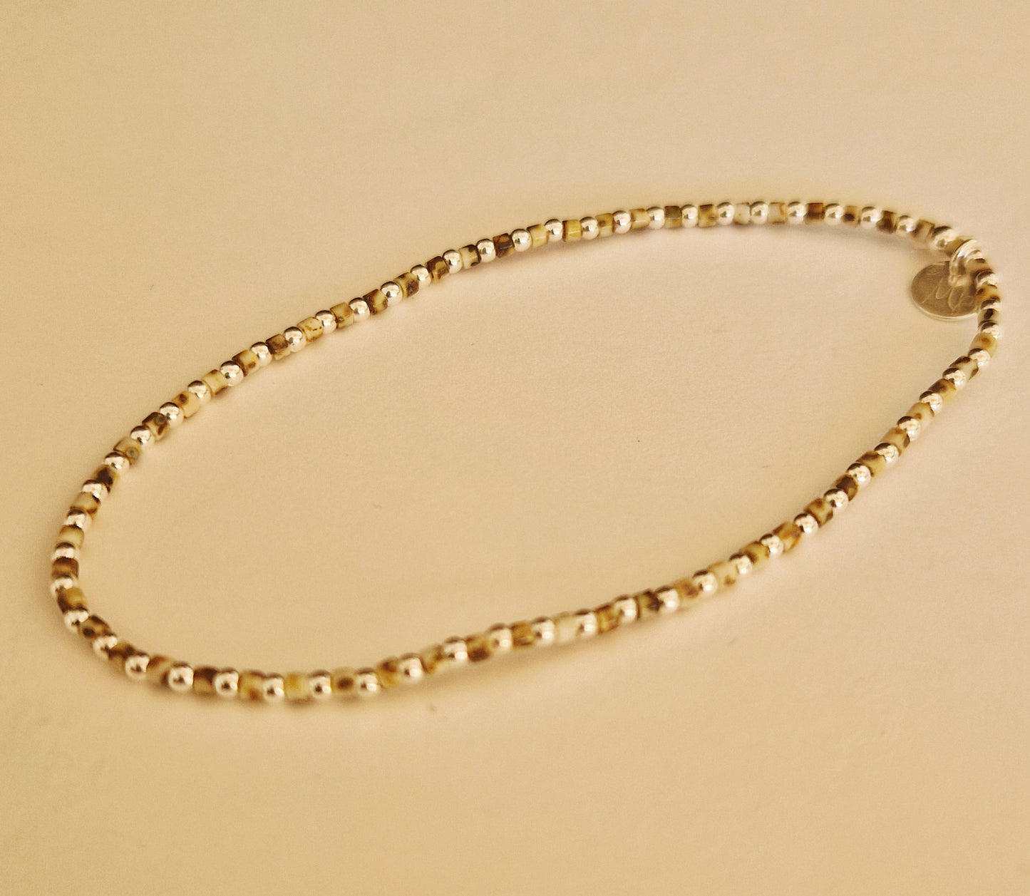 Le bracelet 1,8 argent et Miyuki Picasso