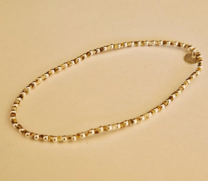 Le bracelet 1,8 argent et Miyuki Picasso