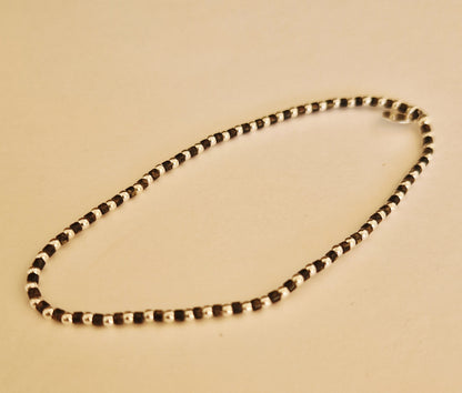 Le bracelet 1,8 argent et Miyuki Picasso