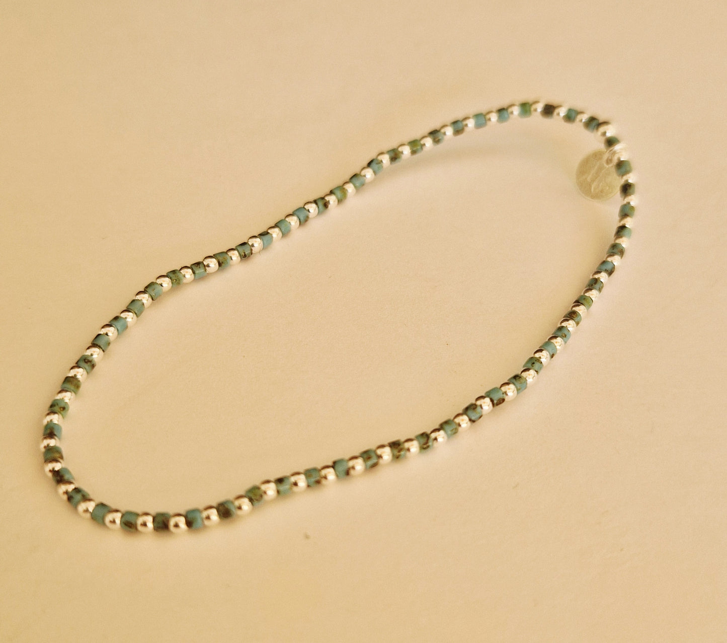 Le bracelet 1,8 argent et Miyuki Picasso