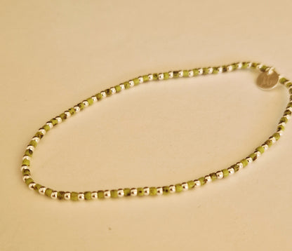 Le bracelet 1,8 argent et Miyuki Picasso