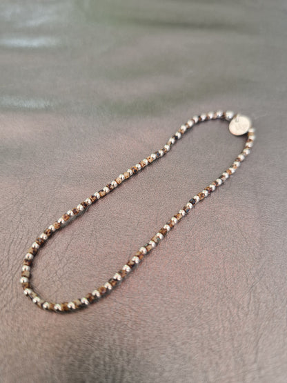 Le bracelet 1,8 argent et perles Miyuki