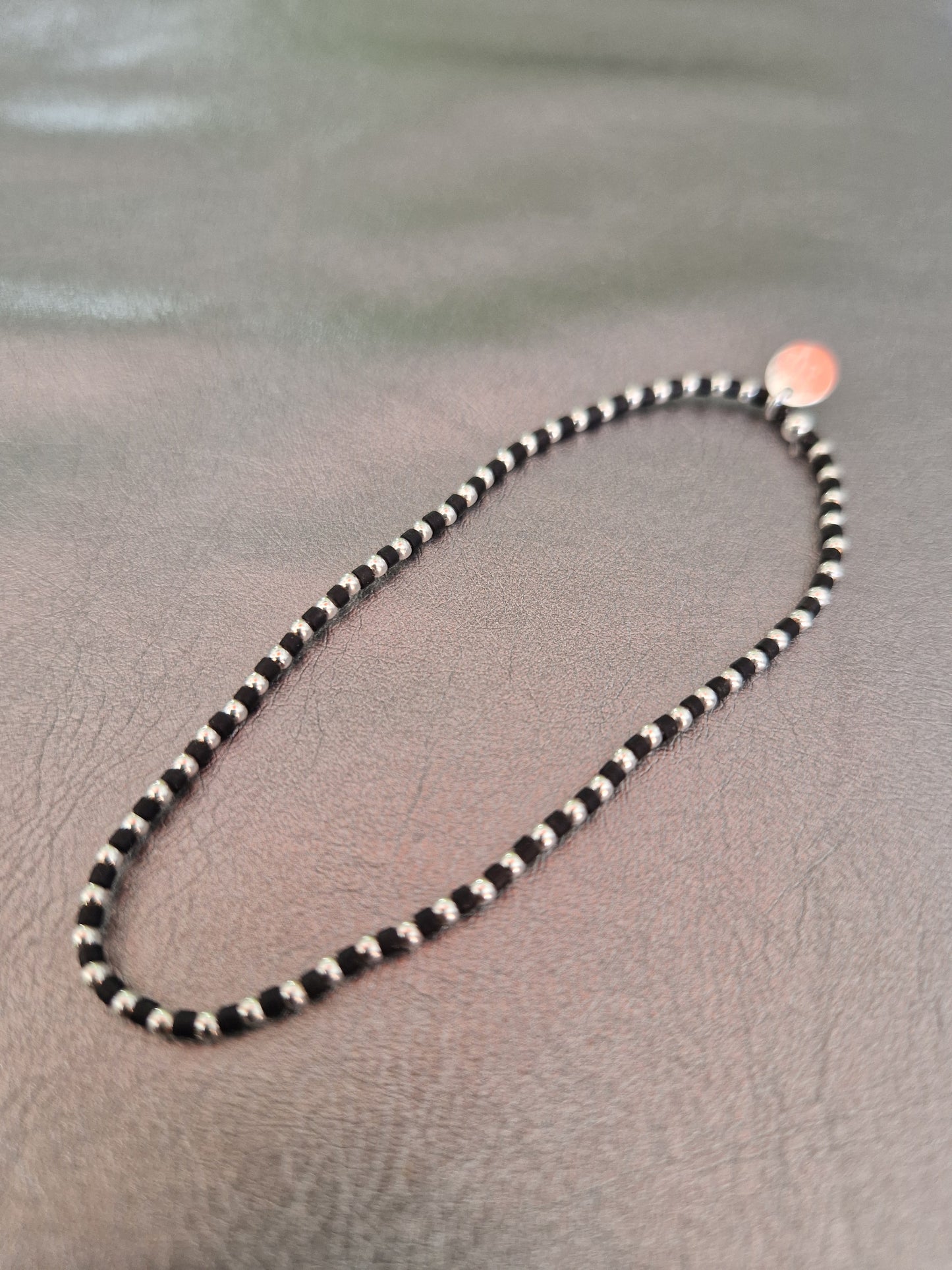 Le bracelet 1,8 argent et perles Miyuki