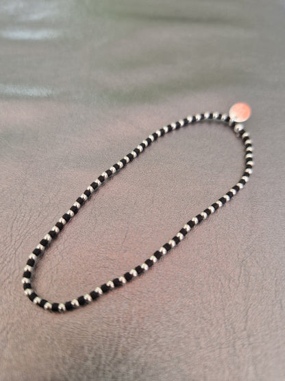 Le bracelet 1,8 argent et perles Miyuki