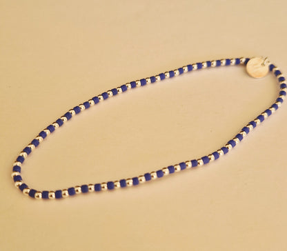 Le bracelet 1,8 argent et perles Miyuki