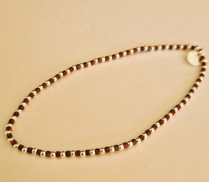 Le bracelet 1,8 argent et Miyuki Picasso