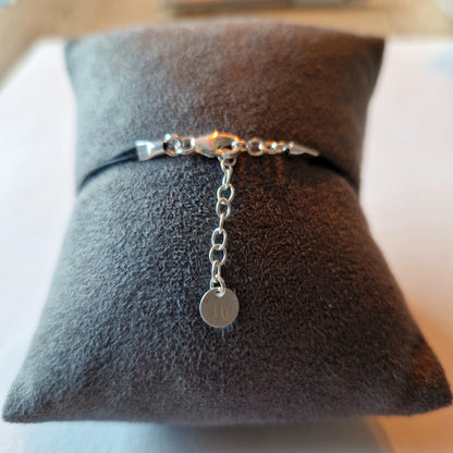 Bracelet menottes en argent