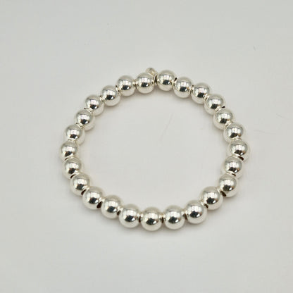 Les bracelets argent de 8, 6 ou 4 mm