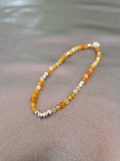 Les bracelets pierres semi précieuses et perles facetées