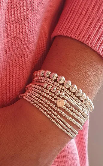 Les bracelets argent de 8, 6 ou 4 mm