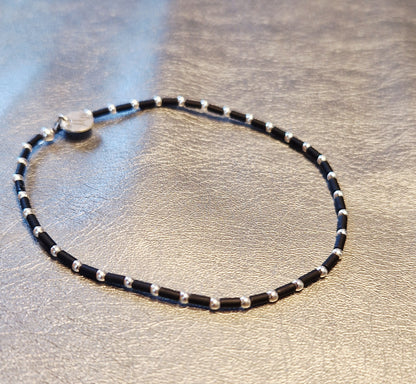 Bracelets tubes Miyuki et argent 925