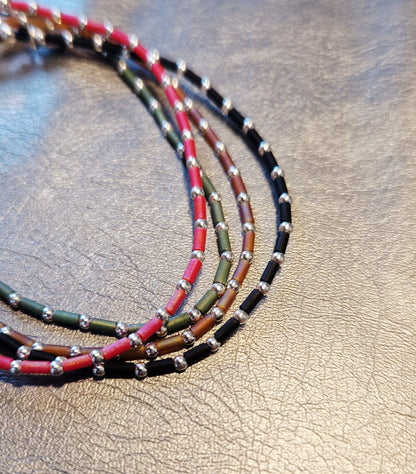 Bracelets tubes Miyuki et argent 925