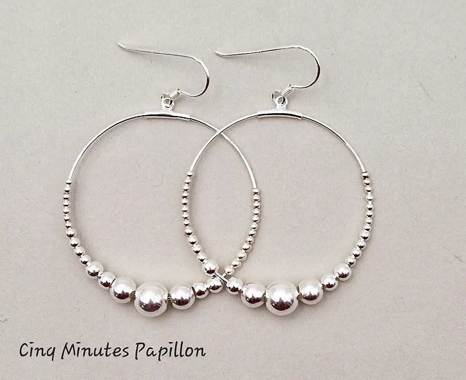 Boucles d'oreilles en argent