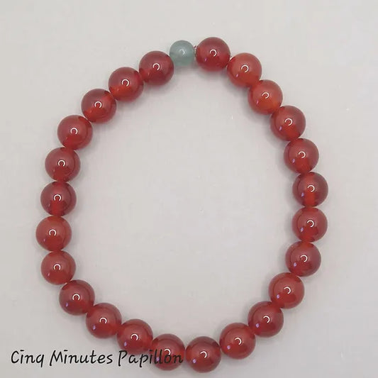Bracelet en cornaline