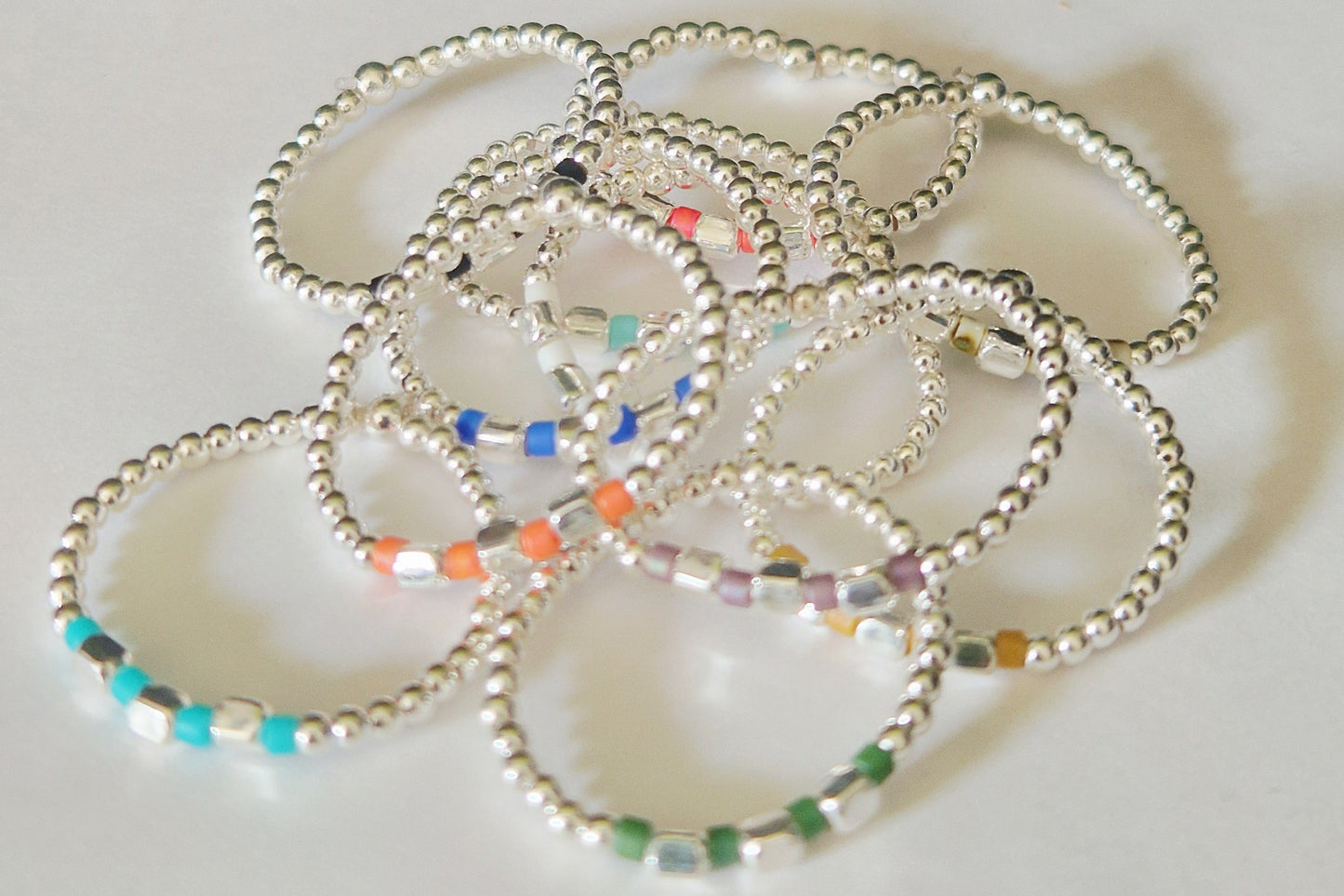 La bague cube argent