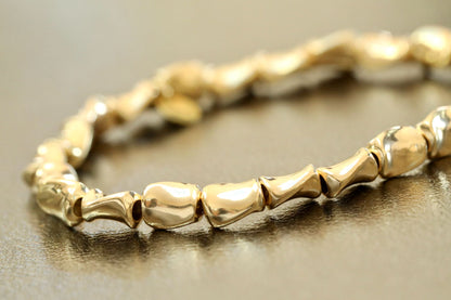 Bracelet en perles torsadées