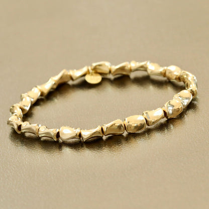 Bracelet en perles torsadées