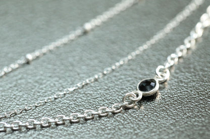 Ensemble de trois chaînes argent